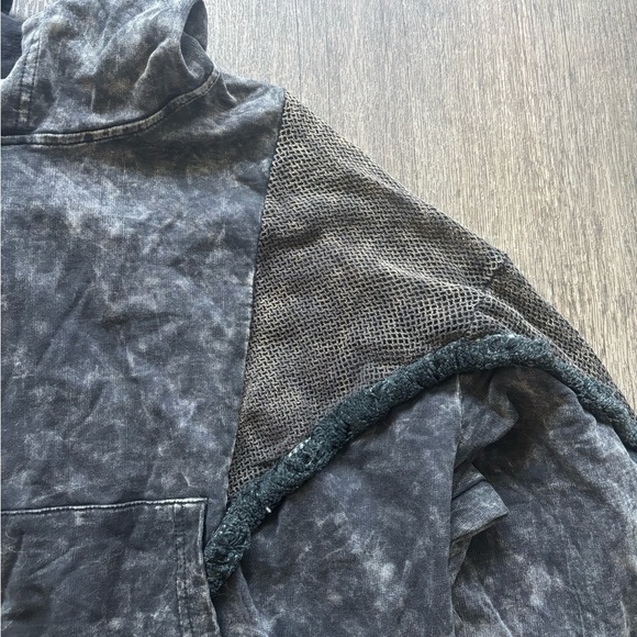 BiBi Charcoal and Black Hoodie - Picture 2 of 5